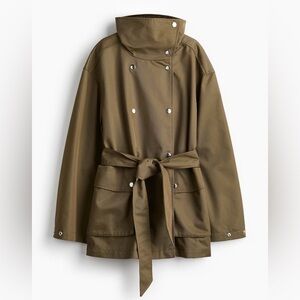 Olive Green Cotton Twill Jacket
